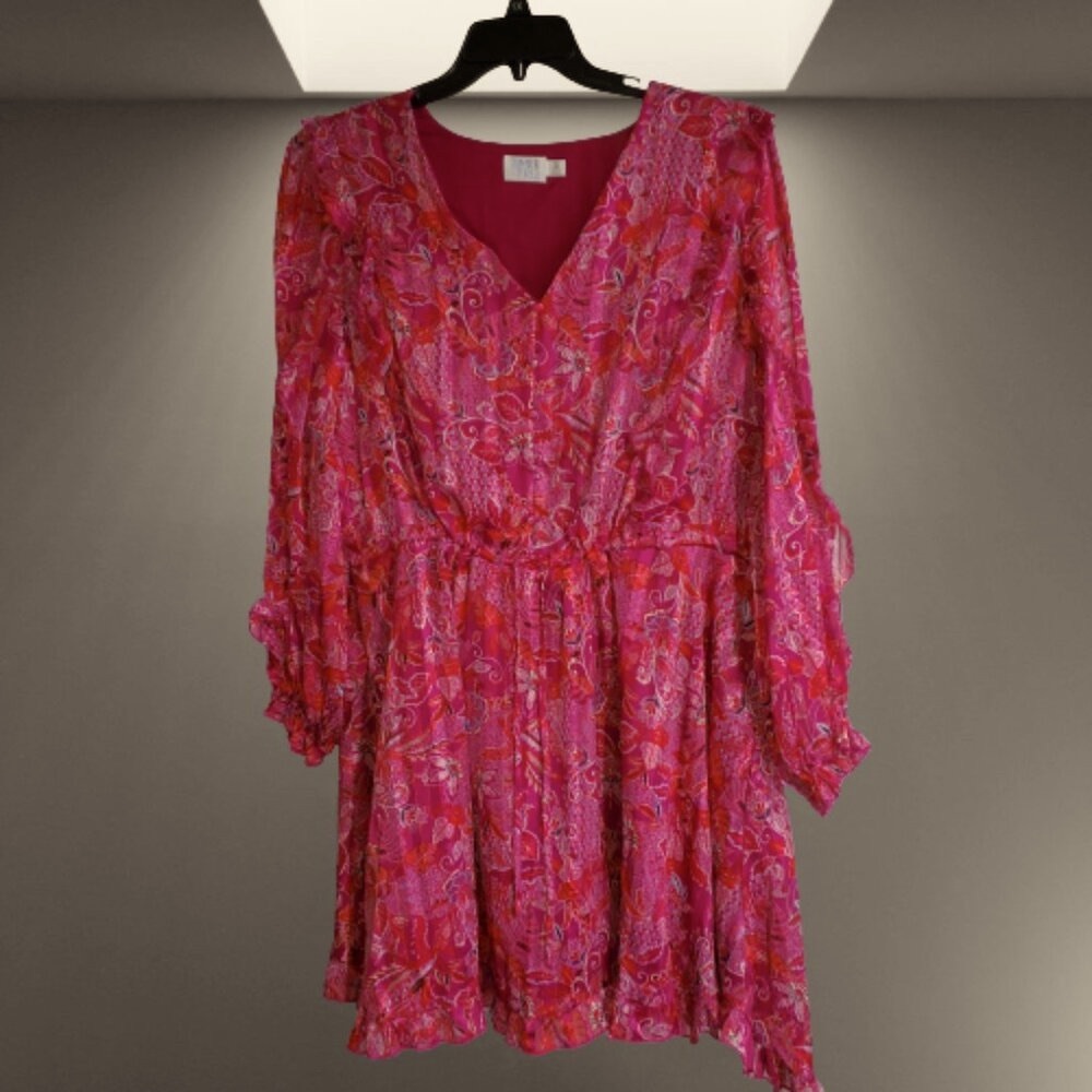 Time and Tru Pink Floral Dress Size L & XXL